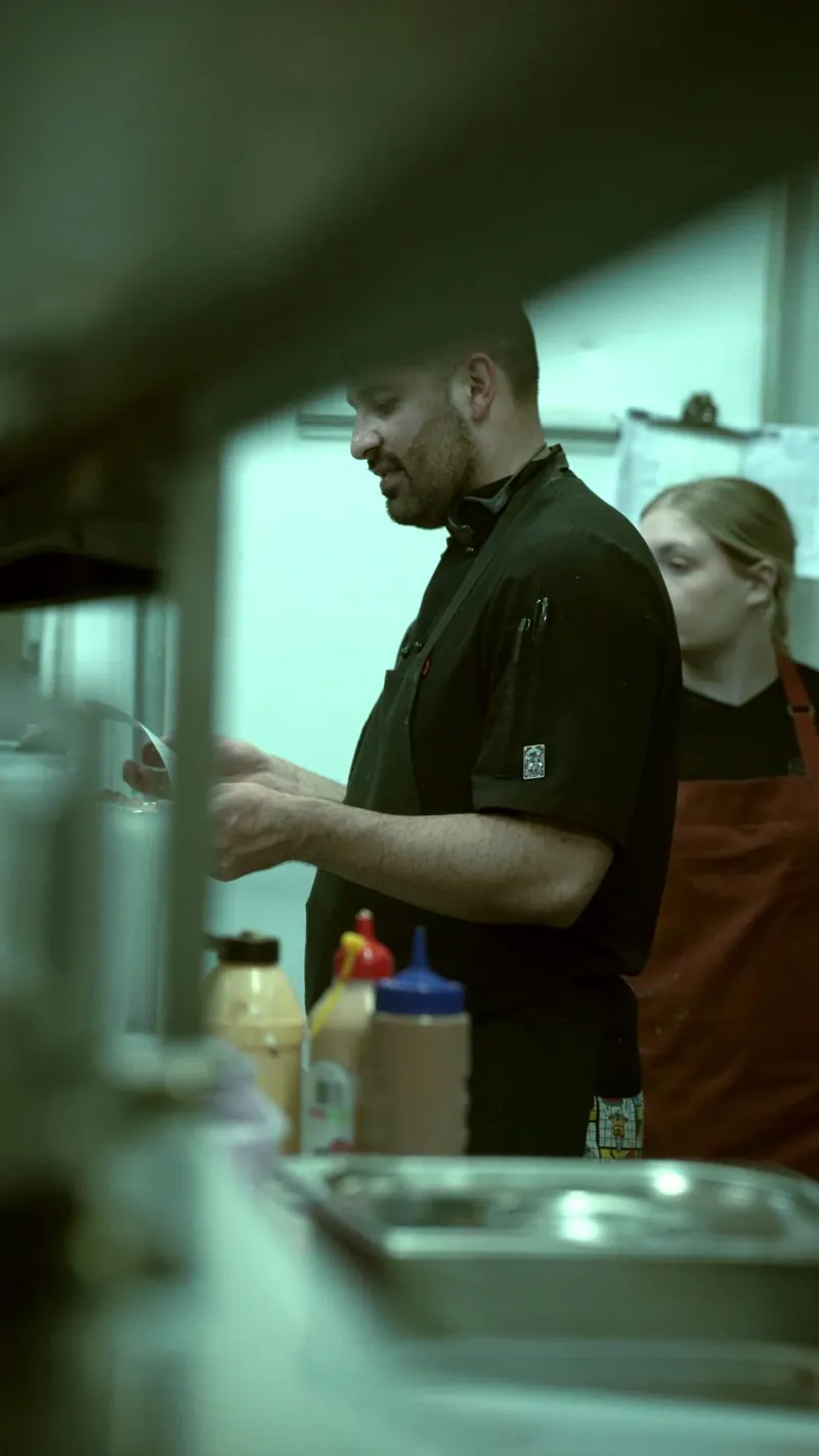 A smile in the La Catrina kitchen